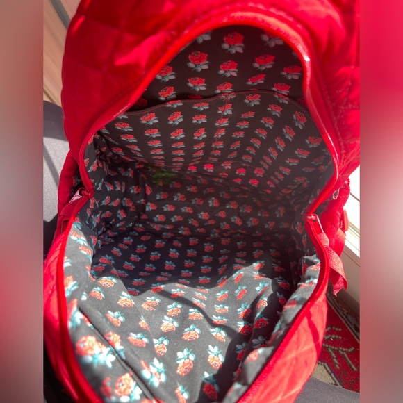 Vera Bradley Backpack in Red New Condition - Picture 4 of 5